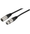 Audiokabel 1m sort - MECN-100/SW Monacor