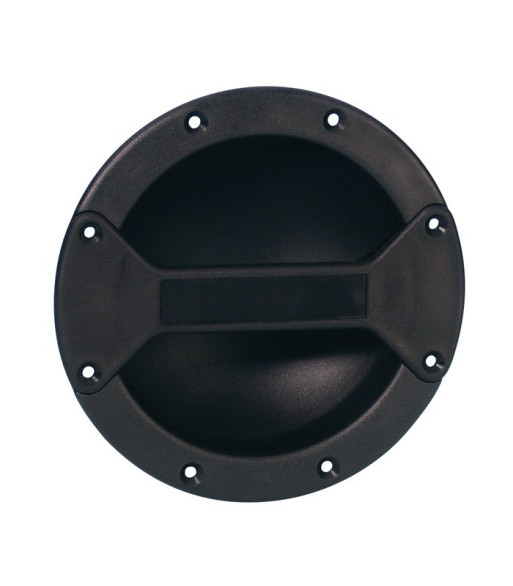Set of 2 Recessed Shell Handle Round