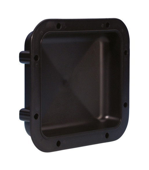 Plastic Dish for Mounting inside Handle Cutouts black