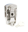 Drawbolt medium chrome-plated lockable