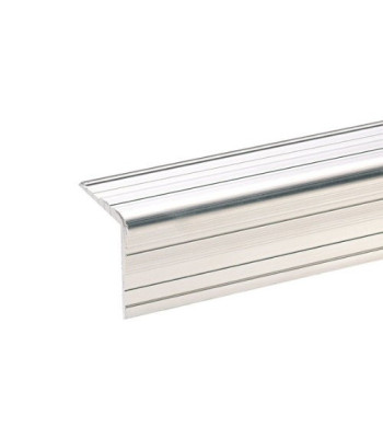 Aluminium Case Angle 33 x 33 mm with Rivet Channel - 2 x 2 meter