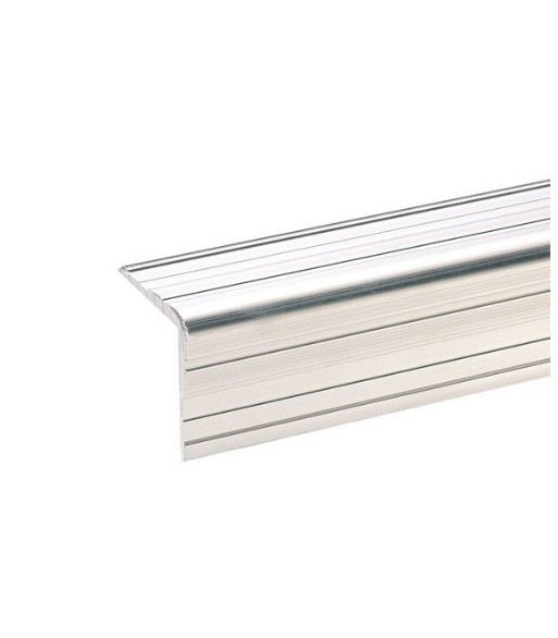 Aluminium Case Angle 33 x 33 mm with Rivet Channel - 2 x 2 meter