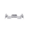 Plug-in plate for Adam Hall castors - 4 stk.