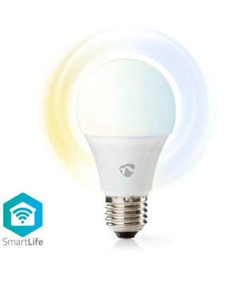 Nedis SmartLife WiFi E27 9W hvid farve - Lyskilde