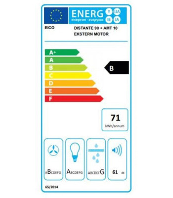 EICO Distante 90 W SM 2671 - Loftintegreret emhætte