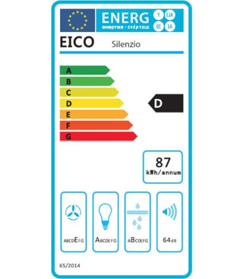 Eico 6211 Silenzio X TC - Skabsintegreret emhætte