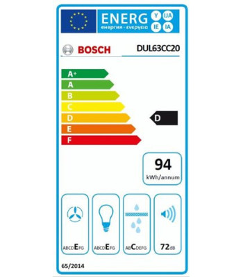 Bosch DUL63CC20 - Skabsintegreret emhætte