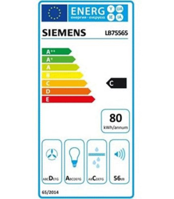 Siemens LB75565 - Skabsintegreret emhætte