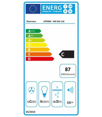 Electrolux LFP536X - Skabsintegreret emhætte