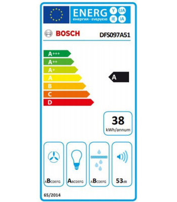 Bosch DFS097A51 - Skabsintegreret emhætte