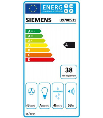 Siemens LI97RB531 - Skabsintegreret emhætte