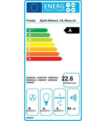 Franke Spirit Alliance 1240B-16 - Underbygningsemhætte