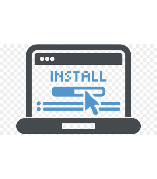 Service: Computer installation // grundopkørsel af maskine