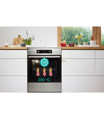 Gorenje GECS6B70CLB - Glaskeramisk komfur