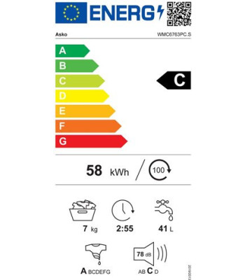 Asko WMC6763PC.S - Prof. Vaskemaskine