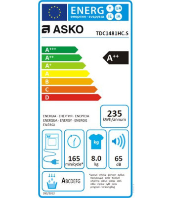 ASKO TDC1481HC.S - Prof. tørretumbler