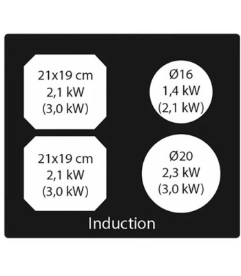 Eico 5878 Eico 60 Fusion IF - Induktionskogeplade