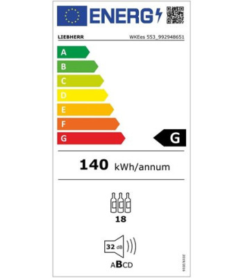 Liebherr WKEes 553-21 001 - Fritstående vinkøleskab