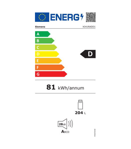 Siemens KI41RADD1 - Integrerbart køleskab