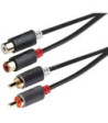 Skytronic S-VHS han til phono hun Adapter