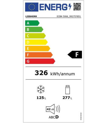 Liebherr   ECBN 5066-23 001 - Integrerbart kølefryseskab