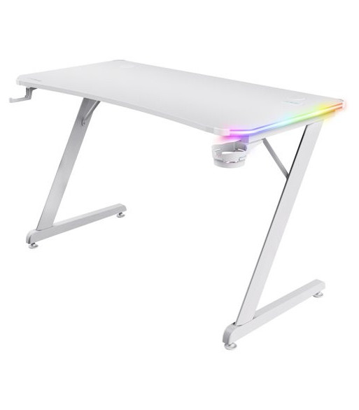 TRUST GXT709W LUMINUS RGB DESK - WHITE