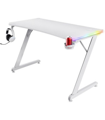 TRUST GXT709W LUMINUS RGB DESK - WHITE