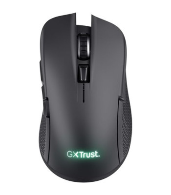 TRUST GXT923 YBAR WIRELESS MOUSE - BLACK - Trådløs mus