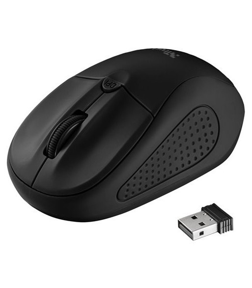 TRUST PRIMO WIRELESS MOUSE - MATT BLACK - Trådløs mus