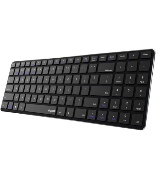 RAPOO E9100M Multi-Mode Trådløs Keyboard Nordisk Layout