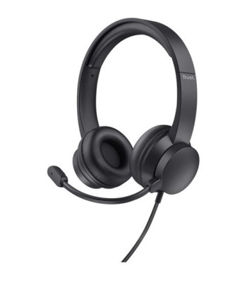 TRUST AYDA USB PC HEADSET - BLACK - Headset