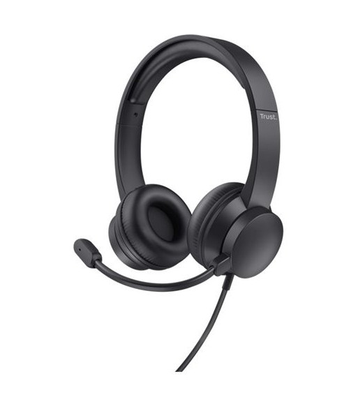 TRUST AYDA USB PC HEADSET - BLACK - Headset