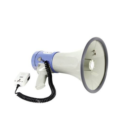 Megafon - Prof. 25W m. håndmikrofon