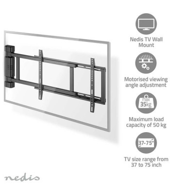 Nedis Motoriseret TV Vægbeslag 32'' - 75'' - Swing Mount