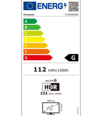 Panasonic TV-65W93AE6 - UHD 4K Smart TV