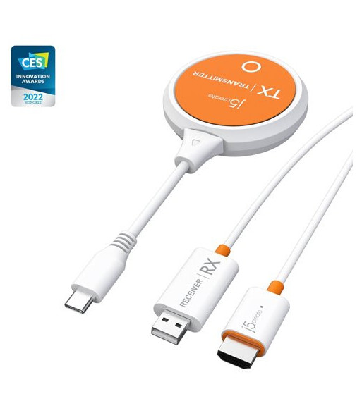 J5 Create Screencast USB-C Wireless Display HDMI Extender
