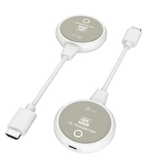 J5 Create Screencast 4K Wireless Display HDMI Extender