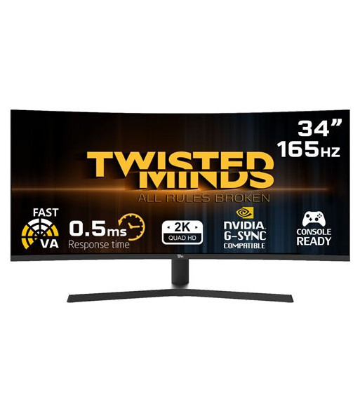 Twisted Minds Curved Gaming Monitor 34'' WQHD