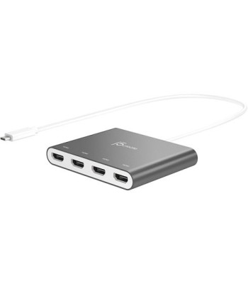 J5 Create USB-C to 4 Port HDMI Multi-Monitor Adapter