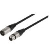 MONACOR XLR-kabel 6m sort - MECR-600/SW