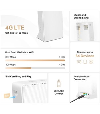 Mercusys MB130-4G - Mobilt bredbånd
