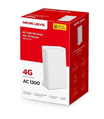 Mercusys MB130-4G - Mobilt bredbånd