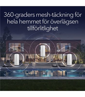 Netgear Router ORBI8 TB WIFI7 3-Pack Bundle, white - Routere