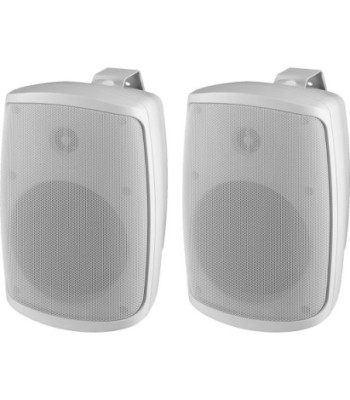 MONACOR 100V højttalersæt hvid - WALL-06T/WS