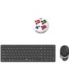 RAPOO Keyboard/Mice Set 9750M, mørkegrå - Tastatur og mus