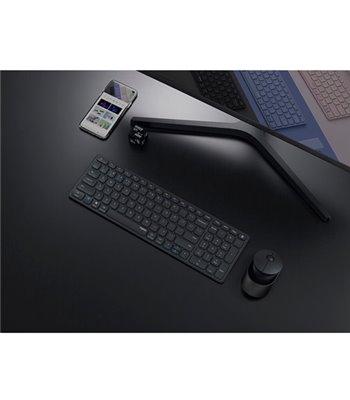 RAPOO Keyboard/Mice Set 9750M, mørkegrå - Tastatur og mus