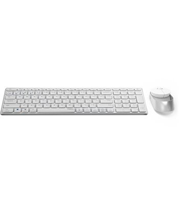 RAPOO Keyboard/Mice Set 9750M, hvid - Tastatur og mus