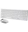 RAPOO Keyboard/Mice Set 9750M, hvid - Tastatur og mus