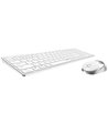 RAPOO Keyboard/Mice Set 9750M, hvid - Tastatur og mus