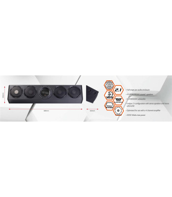 Edge DBX-serien Probox 6,5" med subwoofer